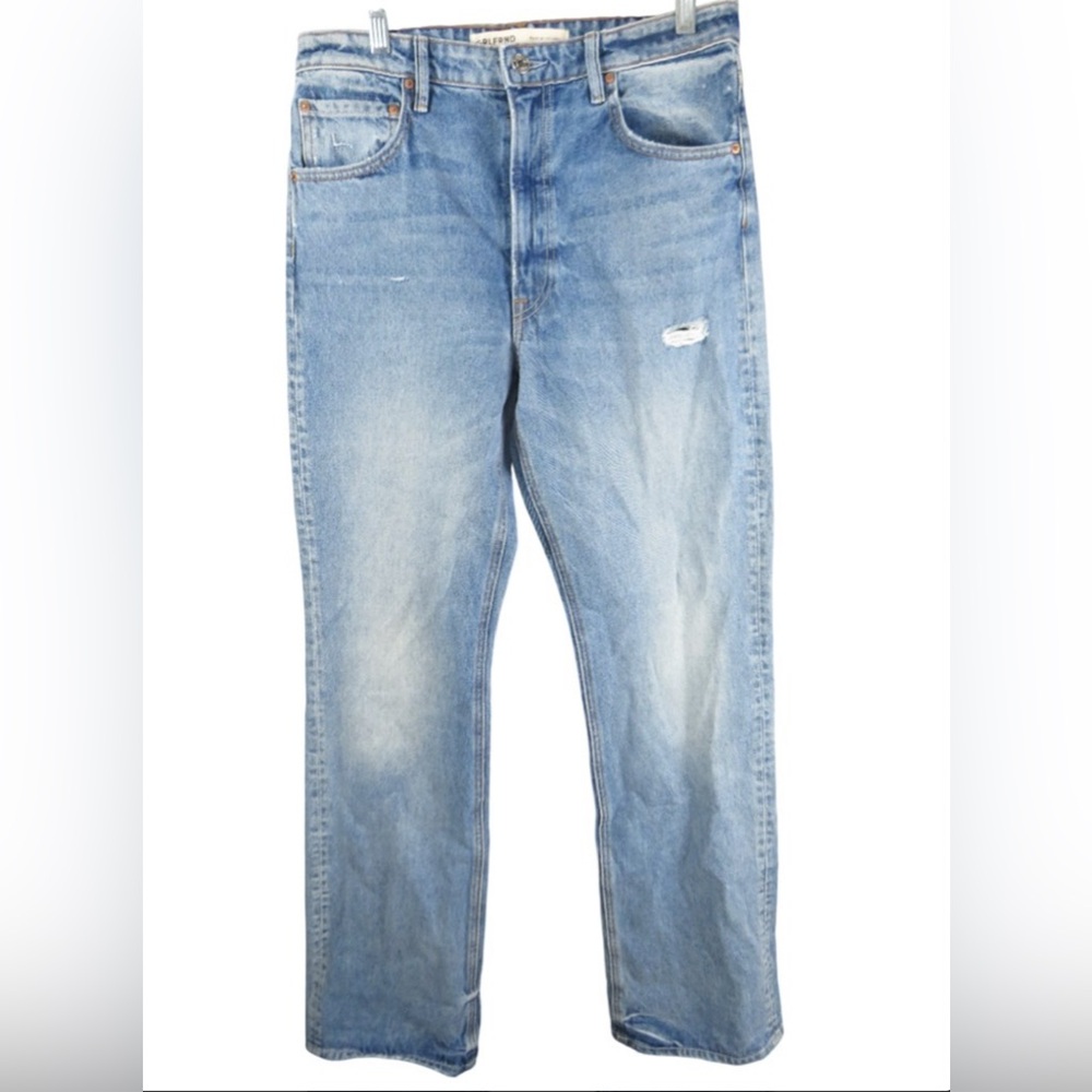 GRLFRND Melanie High Rise Boot Cut Jeans – Size 28, "Catalina" Wash [5503F]